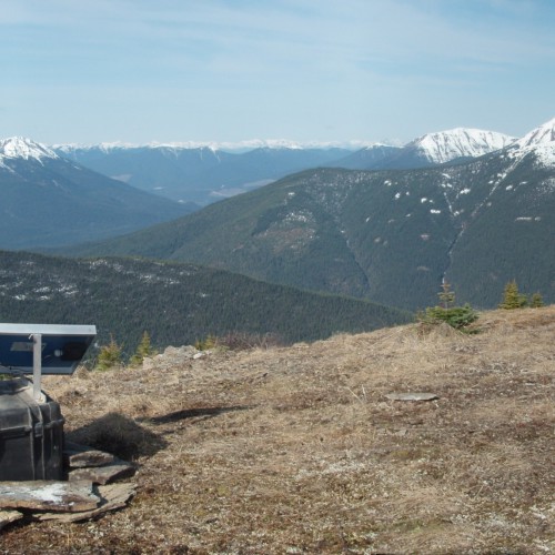 Overview shot of the Akie property looking west from Repeater Hill