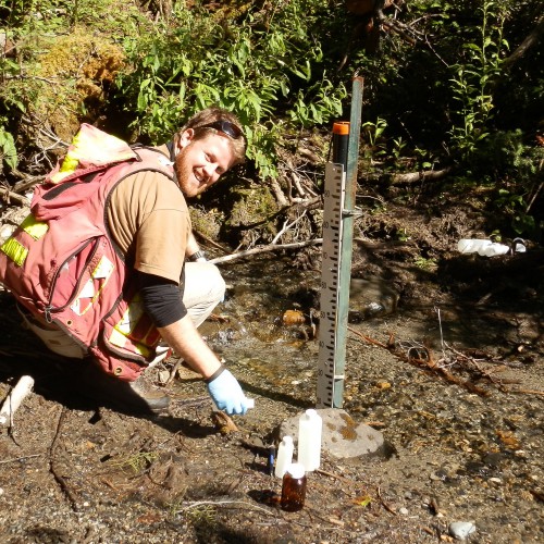 Water sampling as part of water quality monitoring program